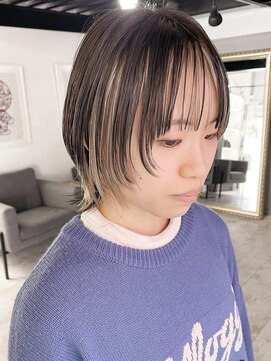 ロナ 岡崎竜美丘店(RONA) 軽めウルフとインナーブランドカラー