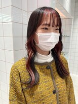 ロンドルーチェ 心斎橋(Lond luce)&nbsp;ダークアッシュ/ミディアムレイヤーカット［髪質改善/縮毛矯正］