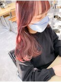 ピンクインナーカラー◎