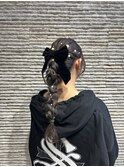 あみ下ろし/アップスタイル/イベントヘア