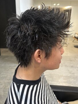 ニアウ 伊勢崎連取店(Niau) メンズマッシュパーマツイストスパイラルパーマ波巻きパーマ