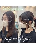 結んでも可愛い顔まわりカット/サイドバングが人気◎