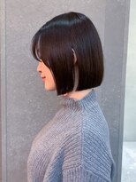 ロンド 表参道店(Lond)&nbsp;◇ストンボブ 韓国ボブ 切りっぱなしボブ 表参道 黒髪