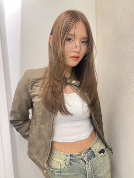 ゼスト パーク(ZEST PARK) ブリーチなしヘーゼルベージュ/ベージュカラー/艶カラー