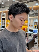 ルースト 渋谷店(ROOST)&nbsp;スパイキーショート×黒髪カラー