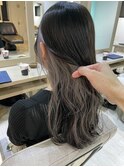 インナーカラー/グレージュ/グレージュインナーカラー/ベージュ