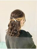 ハーフアップ/ヘアセット/府中