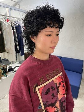 ヘン(hen) 【心斎橋hen】ウルフパーマ ウルフカット レイヤーカット