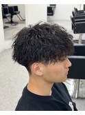 マッシュツイストスパイラルパーマ
