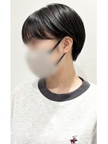 モリオフロムロンドン 松戸店(Morio from London)&nbsp;【松戸　アイダ】黒髪丸みショート　耳掛け簡単スタイリング