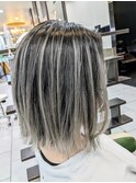 ボブ×バレイヤージュ