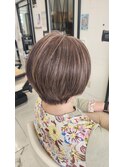 白髪ぼかしハイライト
