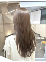 エイルミヤザキ(Ail Miyazaki)&nbsp;ブリーチなし！透明感グレージュカラー