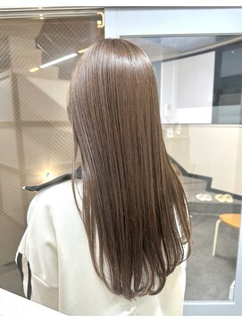 エイルミヤザキ(Ail Miyazaki) ブリーチなし！透明感グレージュカラー