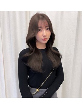 ボタン テンジン(VOTAN tenjin) 【杉本大地】韓国ヘア/くすみブラウン/くびれ巻き/天神美容室