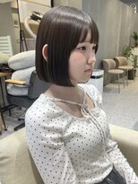オーセンヘア(AUTHEN.HAIR)&nbsp;切りっぱなしボブ×美髪縮毛矯正