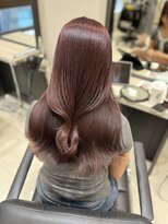 ユーフォリア 銀座本店(Euphoria)&nbsp;Mako カシスラベンダー くびれ巻き ブリーチなし モテ髪