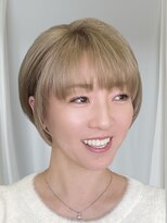 アヴソリューク(Absoluk)&nbsp;丸みショート　30代40代50代　白髪ぼかし　ハイライト