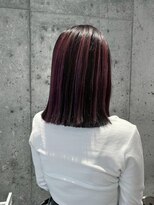 アース 高円寺店(HAIR & MAKE EARTH)&nbsp;パープルのニュアンスデザイン^ ^  【@mppp_32485】