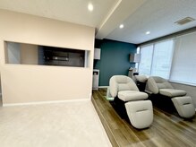 座り心地◎シャンプー台！