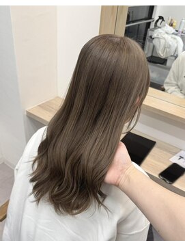 垢抜けブラウンカラー/艶カラー