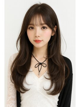 柔らか質感の愛されレイヤーロング