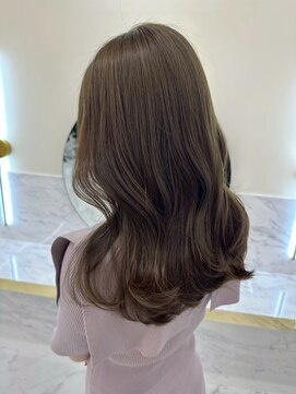 シェノン サントル(CHAINON CENTRE) 梅田/黒髪/クラゲヘアー/オリーブグレー/小顔/ココアベージュ