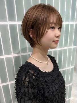 ゴカンムード(Gokan mood) 髪質改善縮毛矯正ハイライトショートカット30代40代