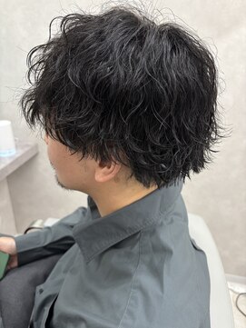 ロウ 札幌(ROW) 。波巻きツイスト/MEN'SHAIR/ニュアンスパーマ/クールショート/