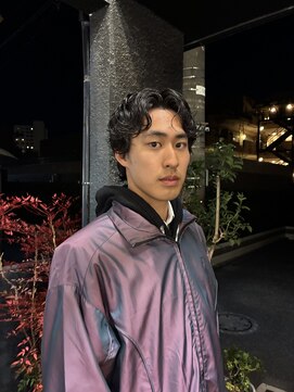 ロライマ 代官山(roraima) メンズショートカット ナチュラルリッジパーマ ピンカール