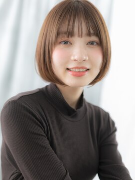 ドクターズサロン LAB 小山店 ツヤ髪透明感カラーレイヤーカットミニボブt小山20代30代40代