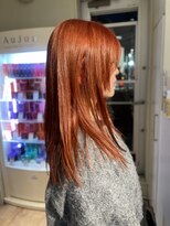 フラミンゴバイカーニバル 江古田(Flamingo by carnival)&nbsp;ココアブラウン/赤み消し/ブリーチなしダブルカラー/江古田