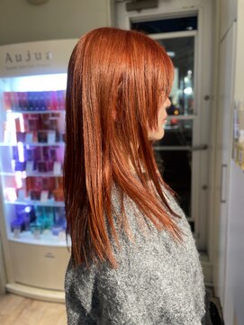 フラミンゴバイカーニバル 江古田(Flamingo by carnival) ココアブラウン/赤み消し/ブリーチなしダブルカラー/江古田