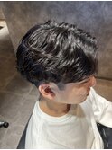 【カルマパーマ】MEN’S/リバースセンターパート/木更津