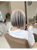 アンブレラカラー×白髪ぼかし
