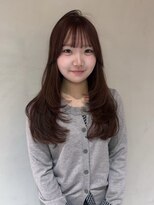 カルマ(KARMA) ピンクブラウン×レイヤースタイル