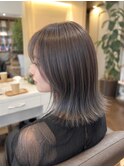 グレージュハイライト