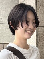 ゴーズゴー 吉祥寺(e)店(go s go)&nbsp;ハンサムショートパーマ/レイヤーショート/センターパート