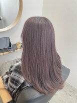 ハイク(HYKE)&nbsp;ブリーチなしWカラーラベンダーグレージュ