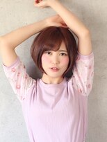 ヘアサロン シロップ(Hair Salon Syrup)&nbsp;『可愛い小顔☆柔らかショートボブ』×『バイオレットベージュ』
