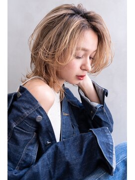 エース (ACE) ACE横浜外ハネスタイリング×まろやかブロンド