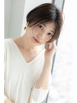 ポケット(pocket) 長めバング王道ハンサムショート