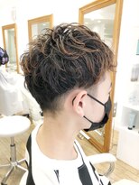 ヘッズ 本八幡店(HEADS)&nbsp;かき上げヘア　ニュアンスマッシュ　サイドパート　韓国マッシュ