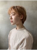 short hair × perm