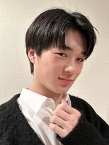 フイ 代々木(Hui)&nbsp;メンズ/アップバング/ツーブロックマッシュ/束感ショート波巻き