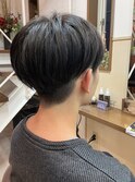 【見附　今町】メンズカット　黒髪　マッシュ　刈り上げ