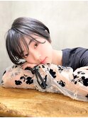 ACE横浜　ベリーショート×アッシュ、ブラックカラー