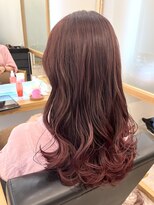 リュクスバトーバイトリコ 船橋南口店(Luxe BATEAU by tricot) グラデーション/ピンク