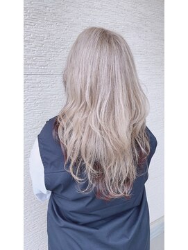 ジップ 浜田店(zip) ミルクティーベージュカラー × 30代愛されレイヤー