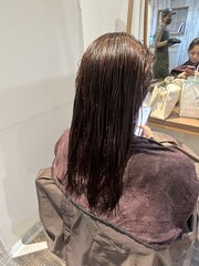 10代20代【髪質改善カラー】ツヤ髪ミルクティーラベンダー